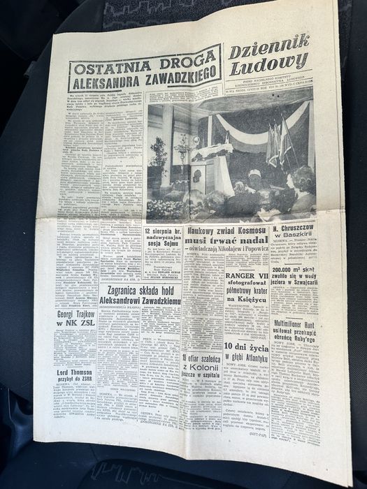 Stare gazety rok 1963 - 1966