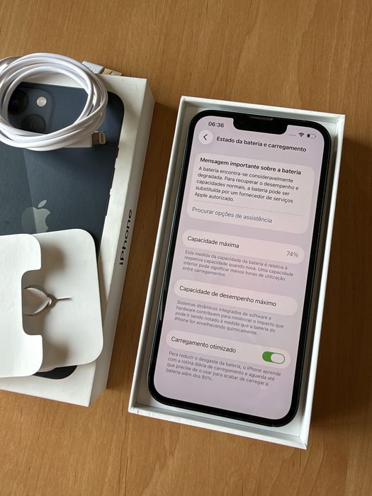iPhone 13 128GB Azul + Caixa | Bom Estado