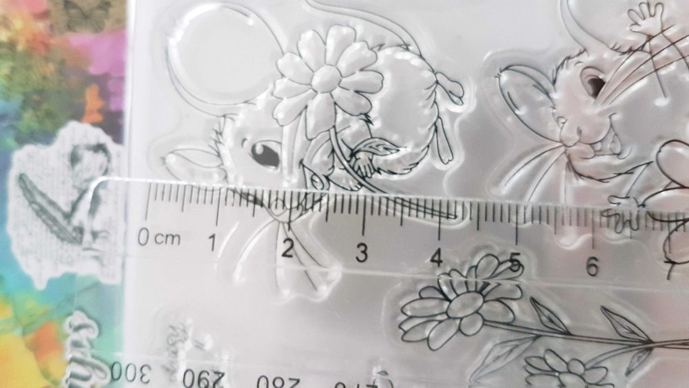 Stemple, Pieczątki, Clear Stamps, Scrapbooking -Myszki