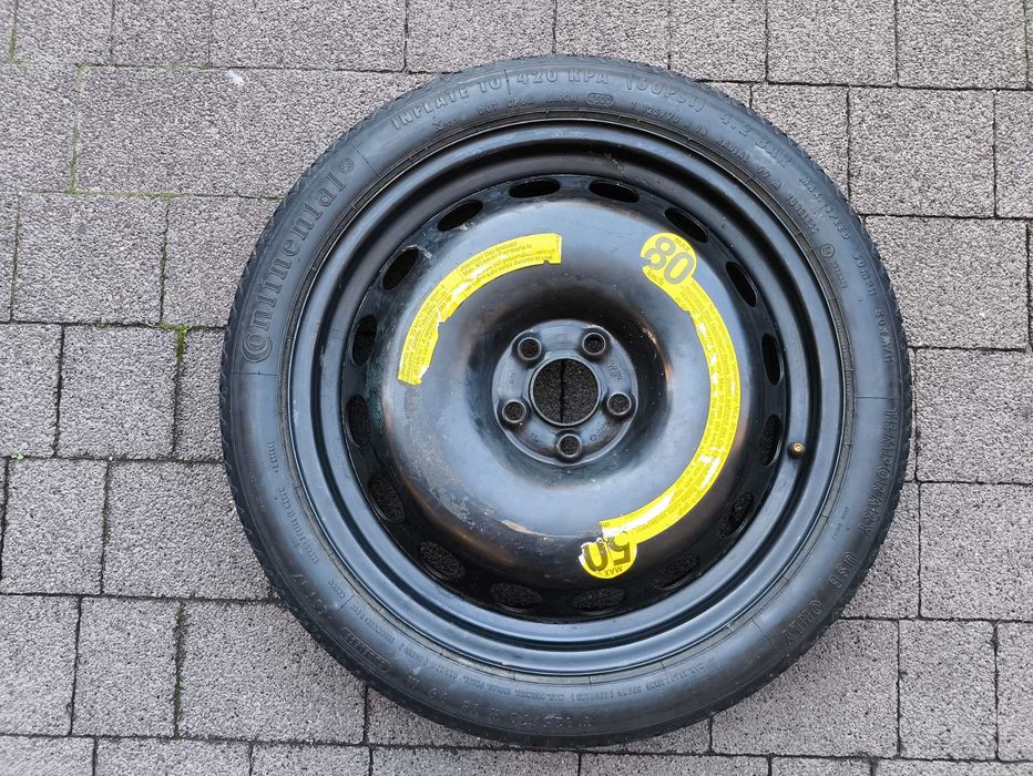 Koło Zapasowe Dojazdówka 18 Cali 5x100 VW Golf 4 2.8 VR6 Audi S3 8L Seat Leon Cupra