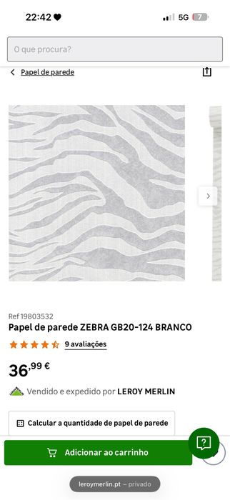 Papel de parede zebra