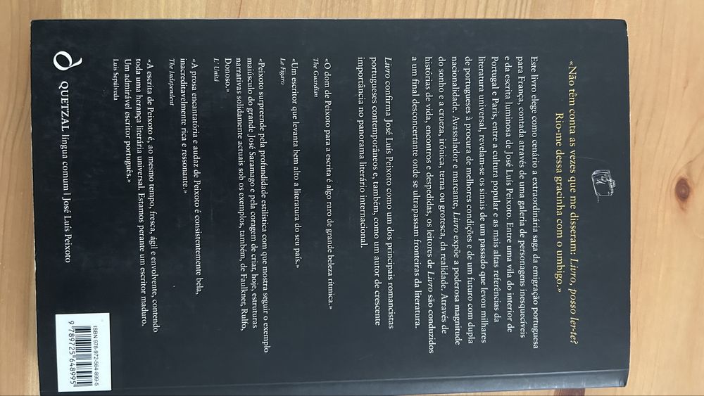 Livro- José Luís Peixoto