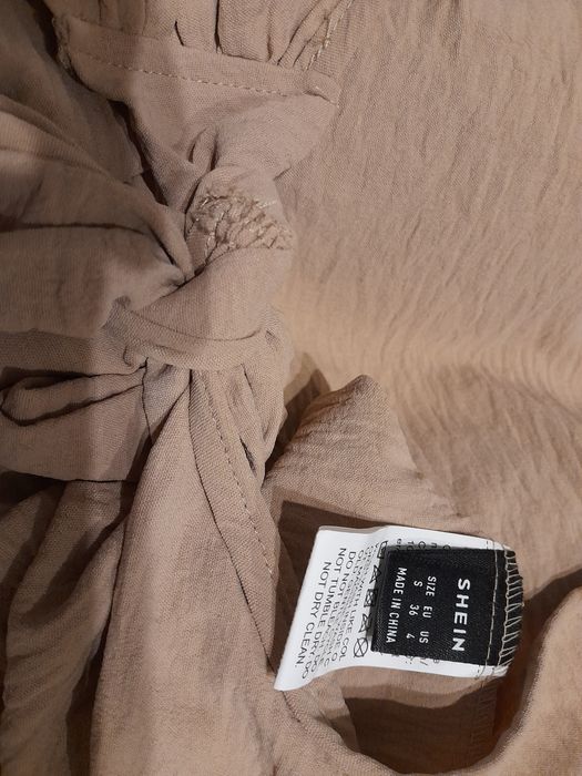 Komplecik Shein beżowy