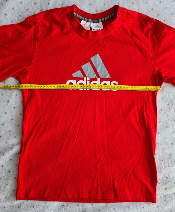 Czerwona koszulka Adidas M