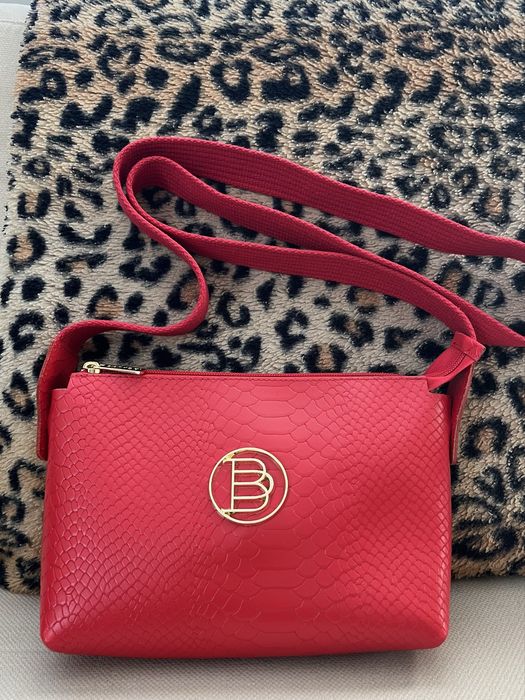 Czerwona torebka Batycki skóra naturalna