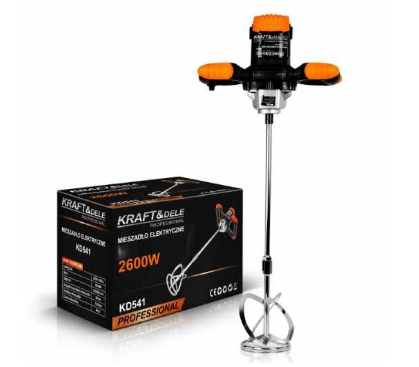 Будівельний міксер Kraft&Dele KD541 2600 Вт, 0–800 об/хв