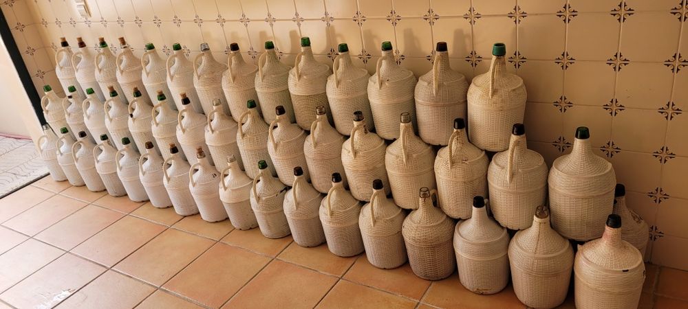 Garrafões de vidro 5 litros