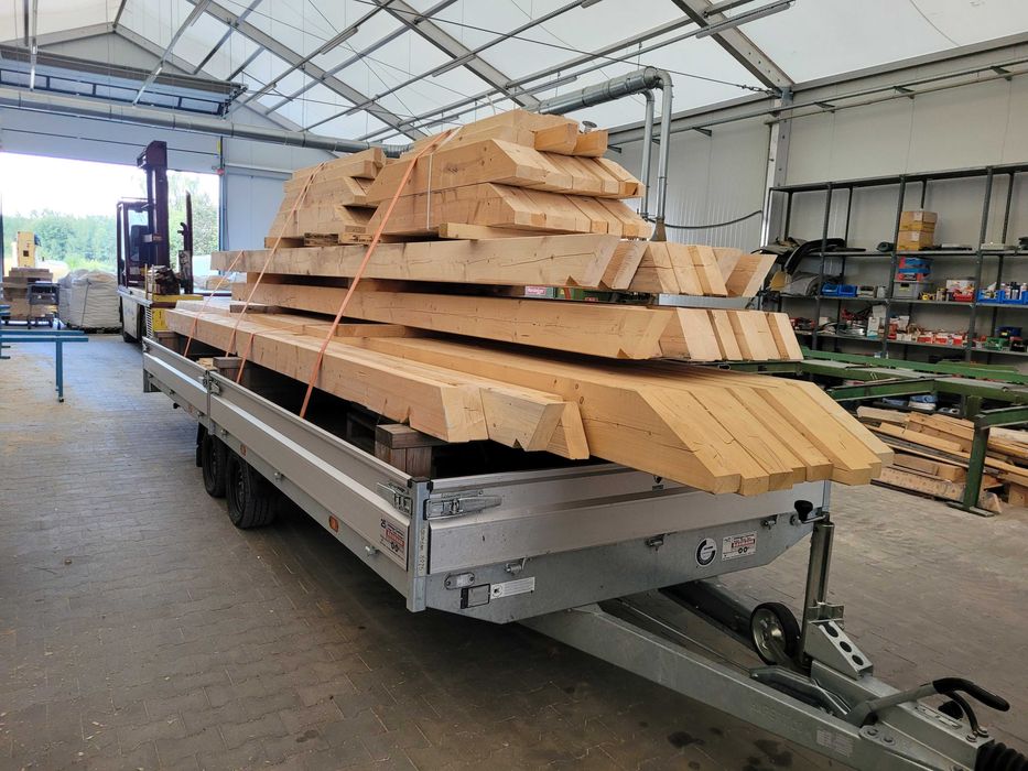Więźba dachowa CNC, domy szkieletowe, altany, drewno C24 KVH i BSH