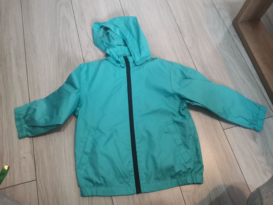 Lekka kurtka dziecięca 98 104 niebieska hm przejściowa wiosenna płaszc