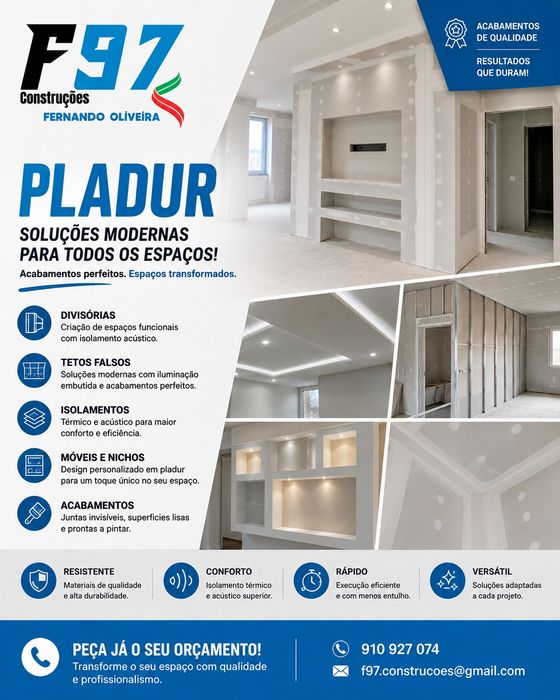 Pintura e remodelações