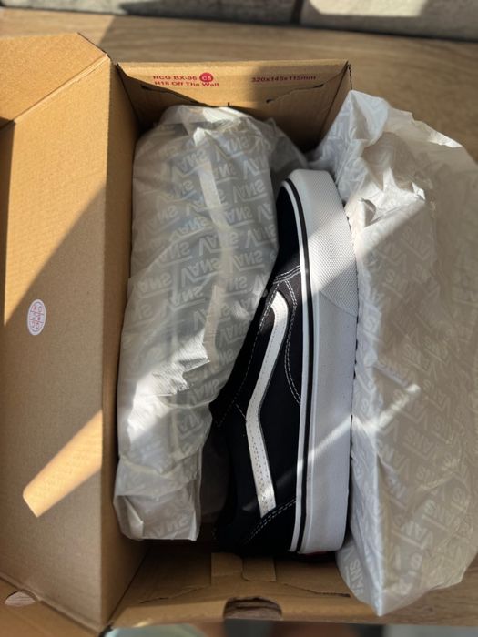 36-44р Кеди Vans Old Skool Low Black/White