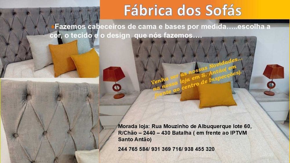 Restauramos o seu Sofá, cadeira, poltrona numa grande variedade de cores e tecidos...Fabrico próprio