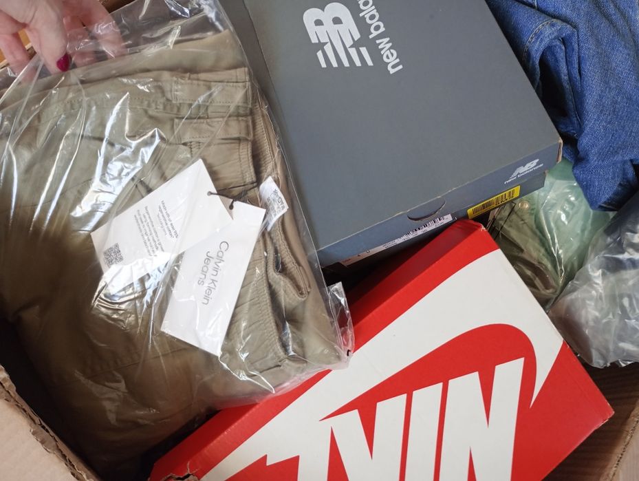 Pakiety odzieżowe boxy ubrań Nowe