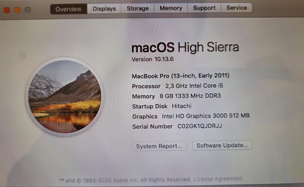 Macbook Pro 13'' 2011 em caixa Original