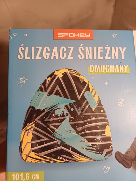 Dmuchany ślizgacz śnieżny Spokey z uchwytami
