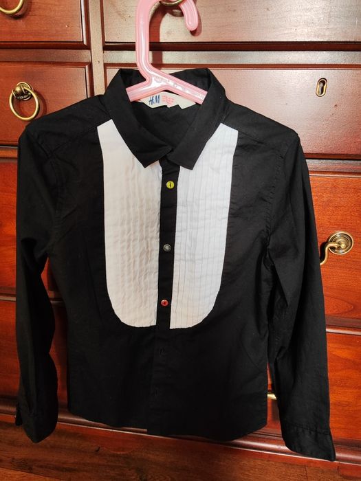 Рубашка блузка  в школу H&M р.128
