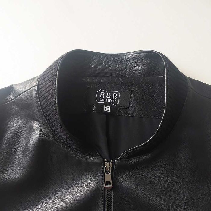 Нова шкіряна куртка R&B leather преміум якості