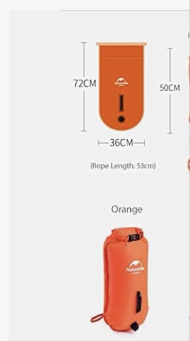 Naturehike 28 litrow nadmuchiwana boja pływacka