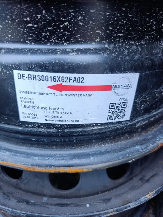 Диски R16 5x130 Renault master