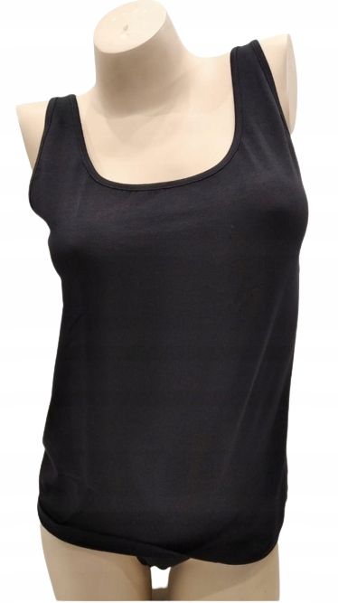 Koszulka Damska Bez Rękawów Czarna S Izabela