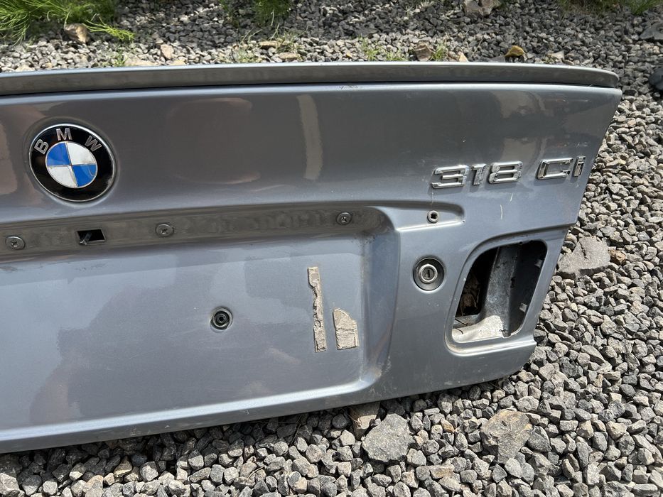 Klapa bagaznika bmw e46 coupe lift silbergrau