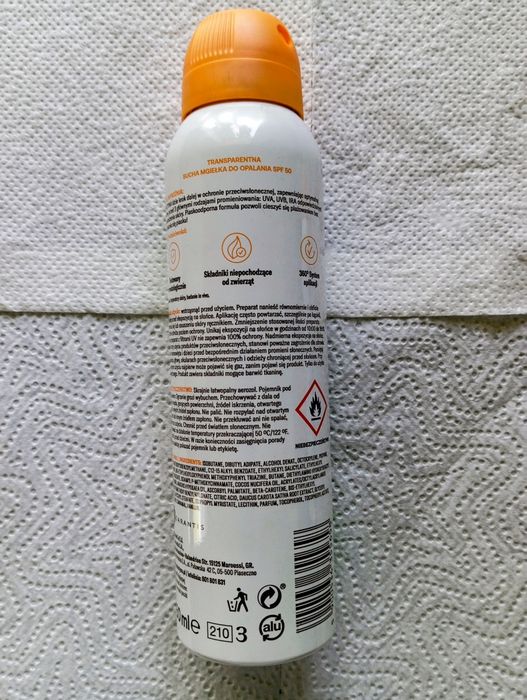 Kolastyna Sun Sucha Mgiełka do opalania 50 spf 150ml 3 szt.
