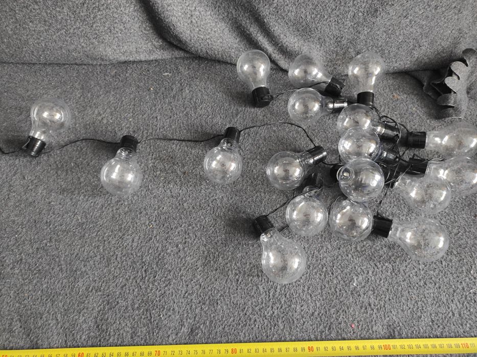 Łańcuch świetlny, żarówki ( plastikowe)