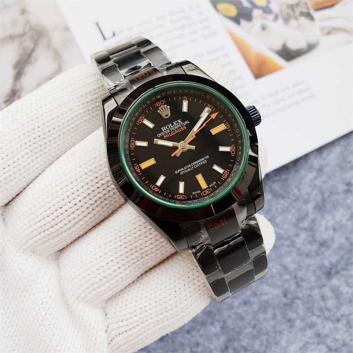 Годинник автоматичний Rolex datejust milgaus BLAKEN