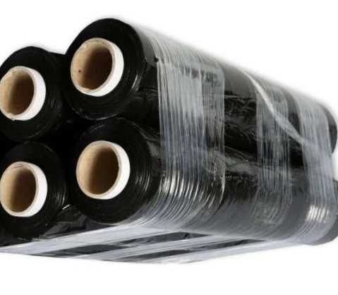 Чорна плівка, Черная стрейч пленка,  4рул х 2кг (8кг), олх доставка