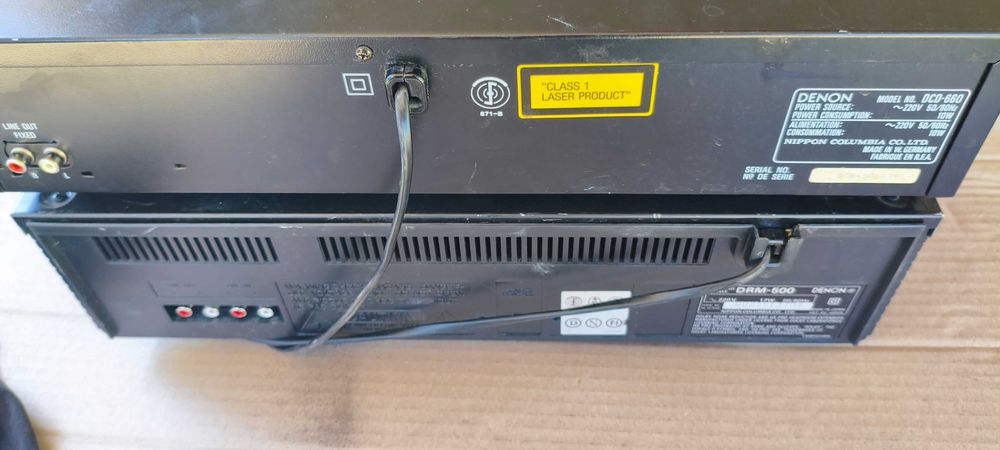 Denon Tape Deck DRM500 Disk Player DCD660