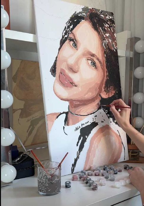 Картина по номерам розміром 30х40 з ВАШОГО ФОТО