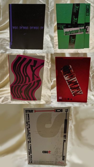 Офіційні альбоми Stray kids та Itzy