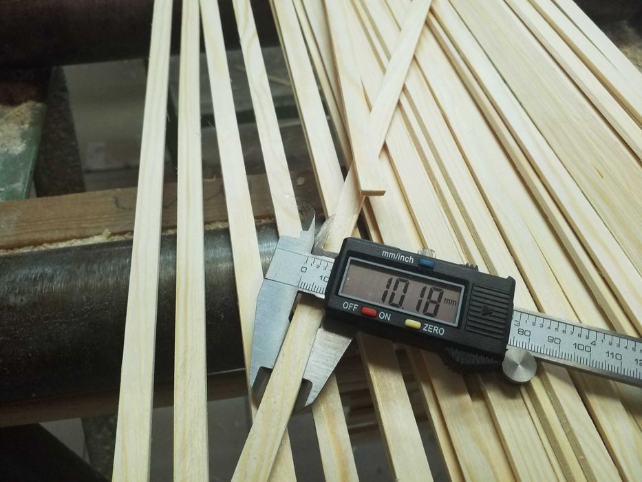 Listwa modelarska 3x10 mm drewniana listewka kantówka