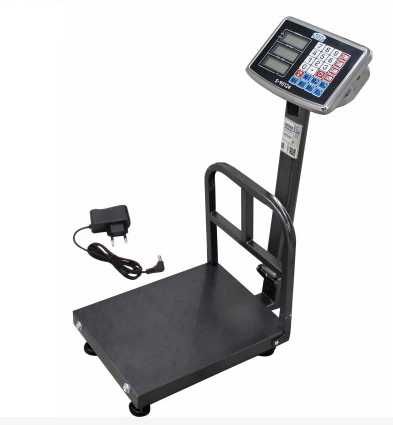 Balança digital de plataforma com LED, 150 kg - Dobrável REF: S-90124