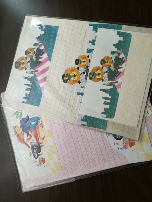 Coleção de Papel de Carta, postais e envelopes - Anos 80/90