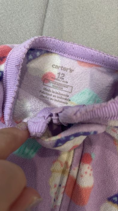 Флісові чоловічки Carter’s 12M