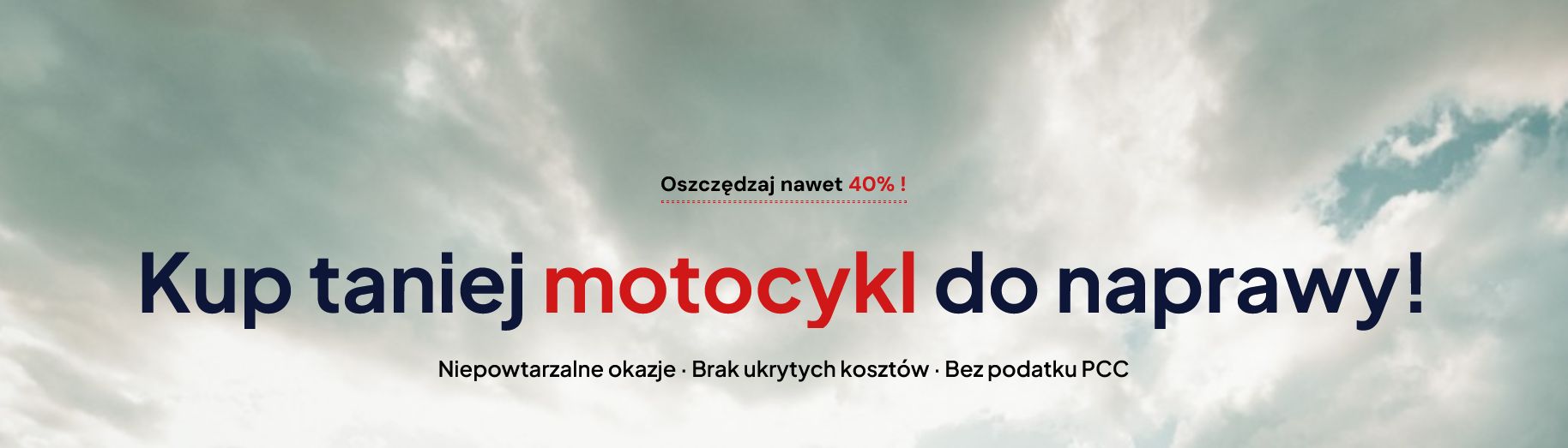 Motocykle do naprawy top banner