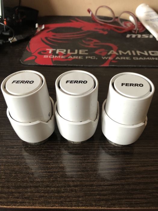 Głowica zawór termostatyczny Ferro , 3 sztuki