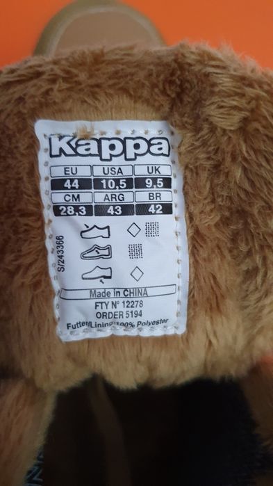 Buty nowe męskie ocieplane Kappa modne Rozmiar 44  wkładka 28.3 cm