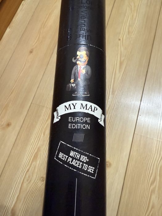 Скретч-карта Європи My gift My Map Europe Edition