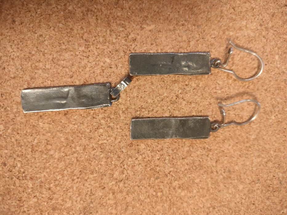 Zestaw biżuterii. Srebro. Lata '90. Biżuteria artystyczna