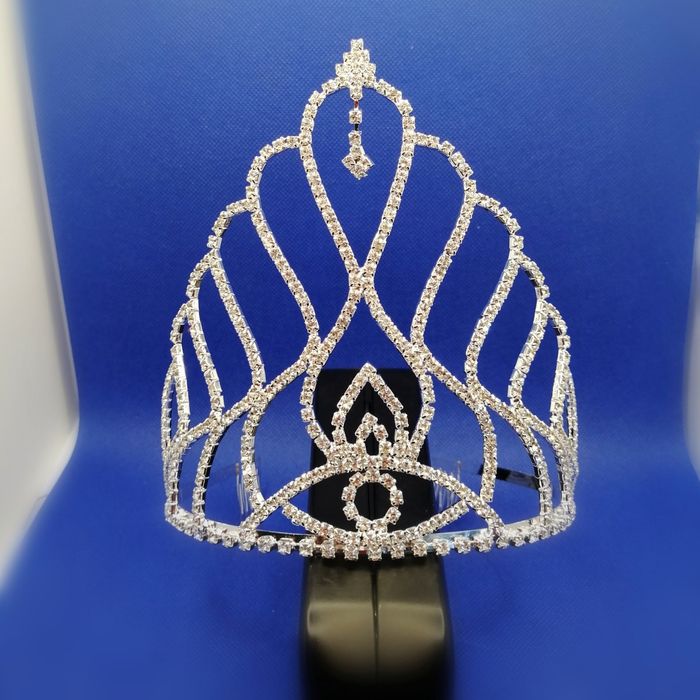 Корона діадема, высокая диадема для фотосессий, выступления