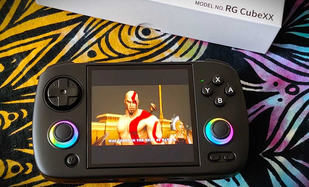 Anbernic RG CubeXX Retro konsola, emulator Game boy, Nintendo, PSP, R36S