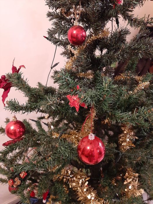 árvore de natal rica e variada