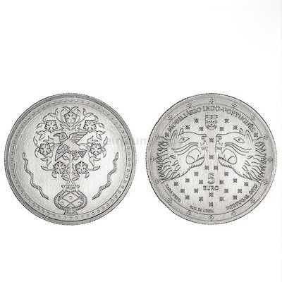 Moeda 5€ Mobiliário Indo-Português Portugal 2023