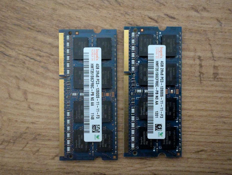 RAM de portátil 2 kits de 2x8GB DDR3 SO-DIMM cada