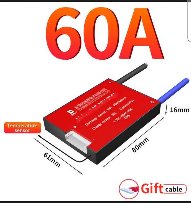 BMS Daly Li-Fe 20S/60А   60V