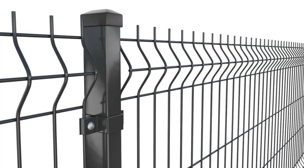 Panele ogrodzeniowe 3D fi4 wysokość 103cm grafit - OD RĘKI WARSZAWA