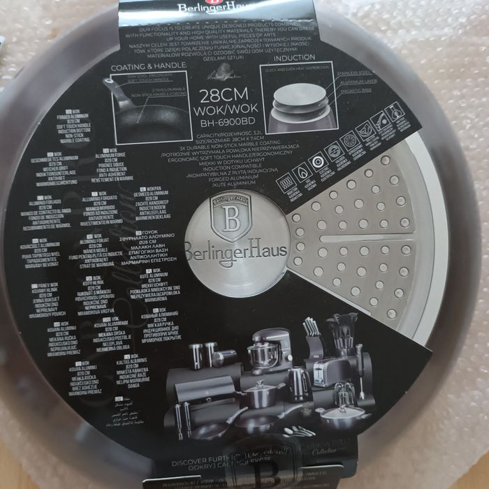 Patelnia Głęboka WOK 28 cm berlinger Haus