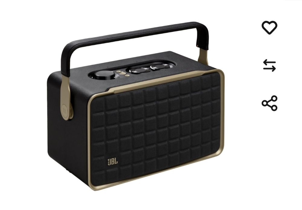 Coluna Bluetooth JBL AUTHENTICS A300 (Autonomia: Até 8 h - Preto)